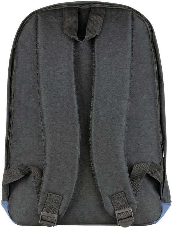 Eco Recycled Safety Laptop Backpack black back