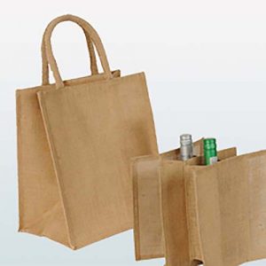 Jute Bottle Shopper Bag