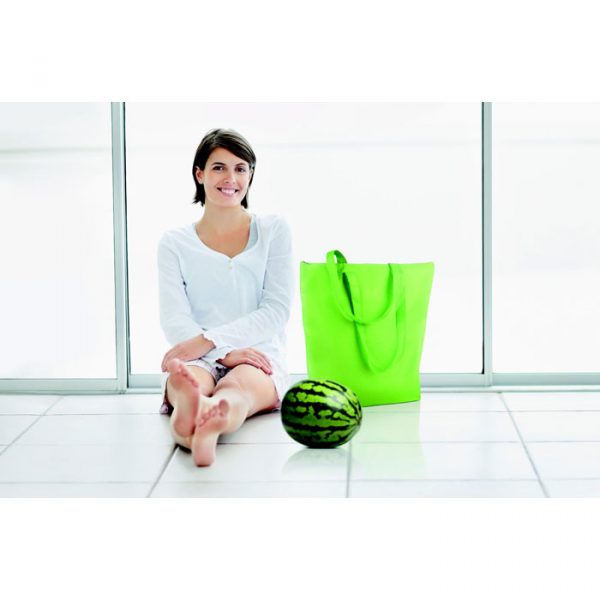 Plicool Shopper & Cooler Bag in use