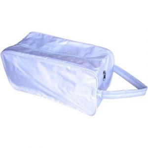 shoe bag white