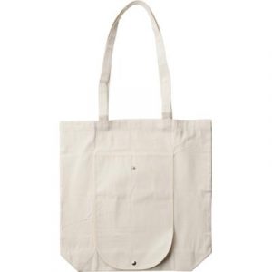 Foldable cotton (250 g/m2) shopping bag