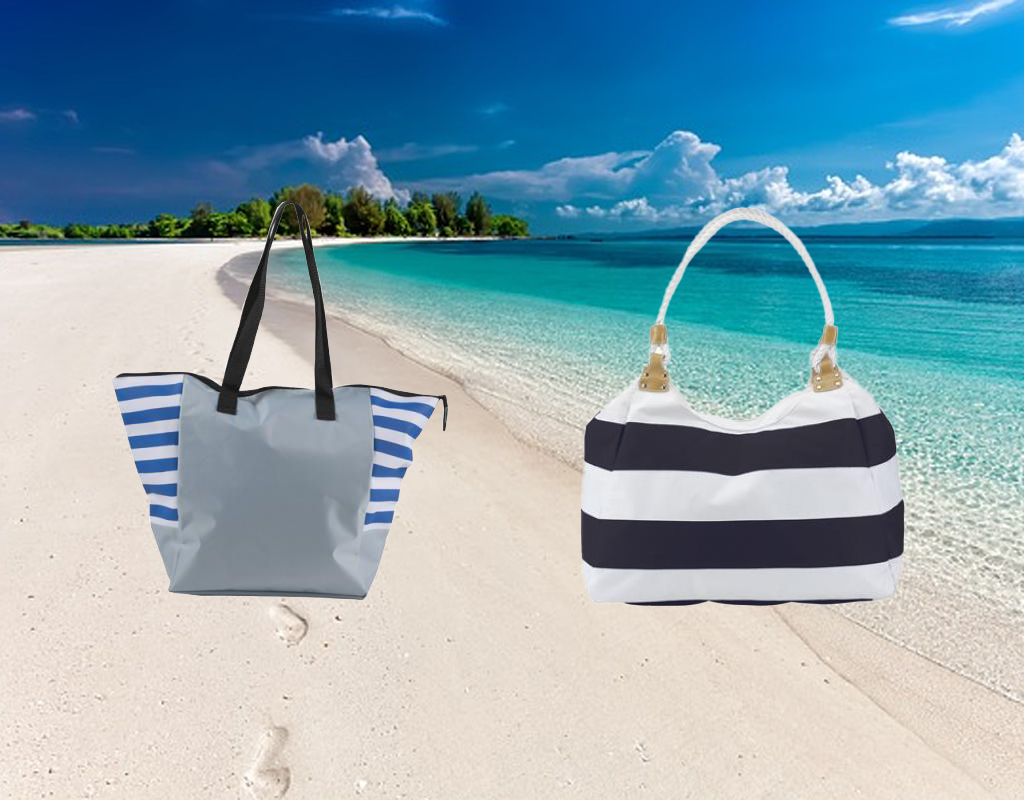 branded beach bags